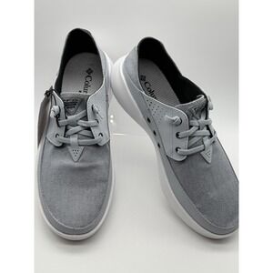 Columbia Mens Size 7 Boatside Relaxed PFG Slip On Loafers‎ Cirrus Grey Deck